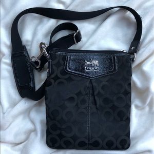 BLACK COACH CROSSBODY BAG